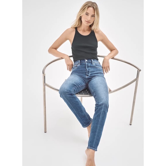 The Denim Forum YOKO High Rise Slim NWT - Picture 5 of 5